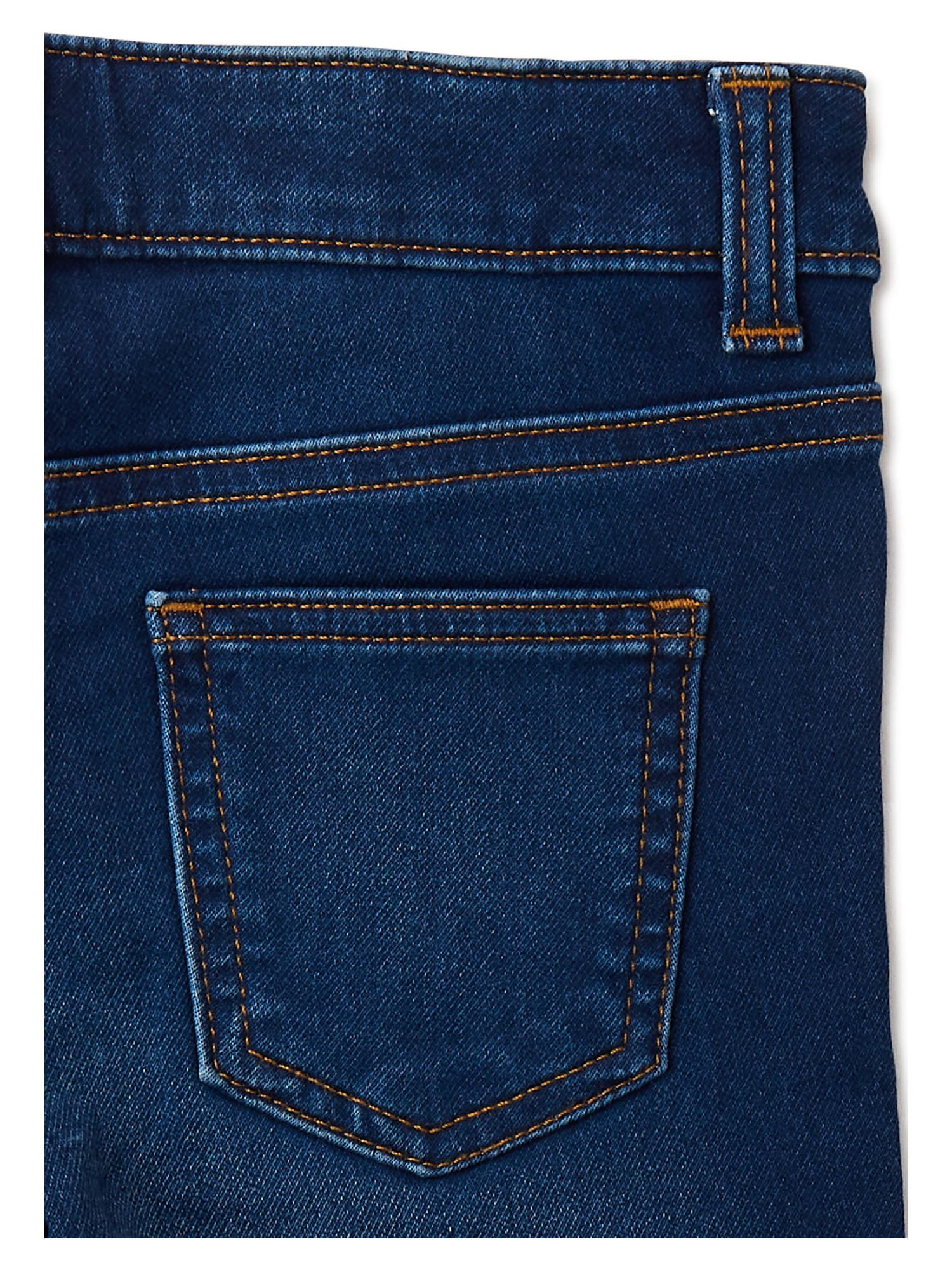 New Children's Jeans Girls Hot Rhinestone Embroidered Rib Tether Denim  Trousers Kids Straight Full Length Pants 3-12T - AliExpress
